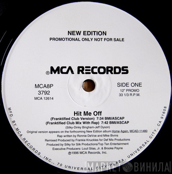 New Edition  - Hit Me Off