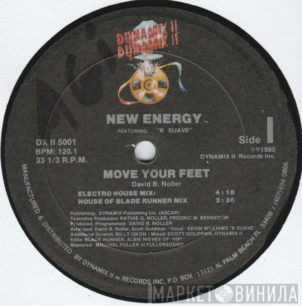 New Energy , K Suave - Move Your Feet