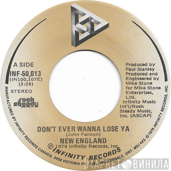 New England - Don't Ever Wanna Lose Ya / Shoot