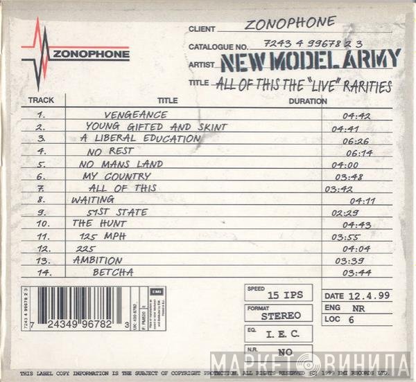 New Model Army  - All Of This: The "Live" Rarities
