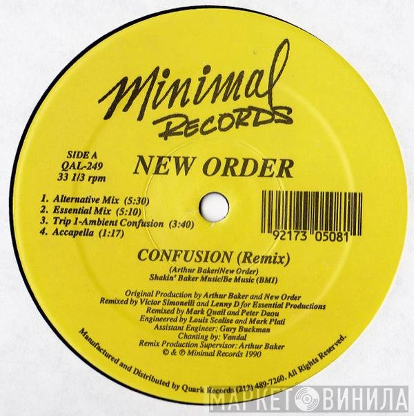 New Order  - Confusion (Remix)