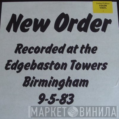 New Order  - Edgebaston Towers