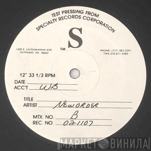 New Order  - Fine Time