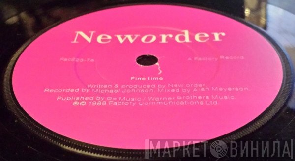New Order  - Fine Time