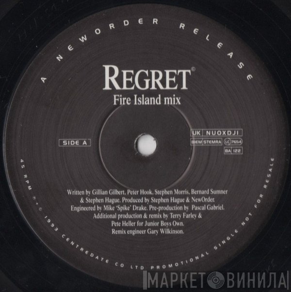 New Order - Regret