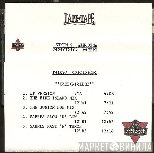 New Order  - Regret