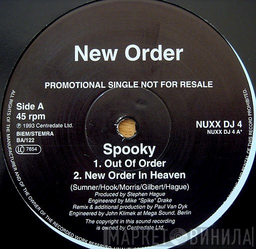 New Order - Spooky