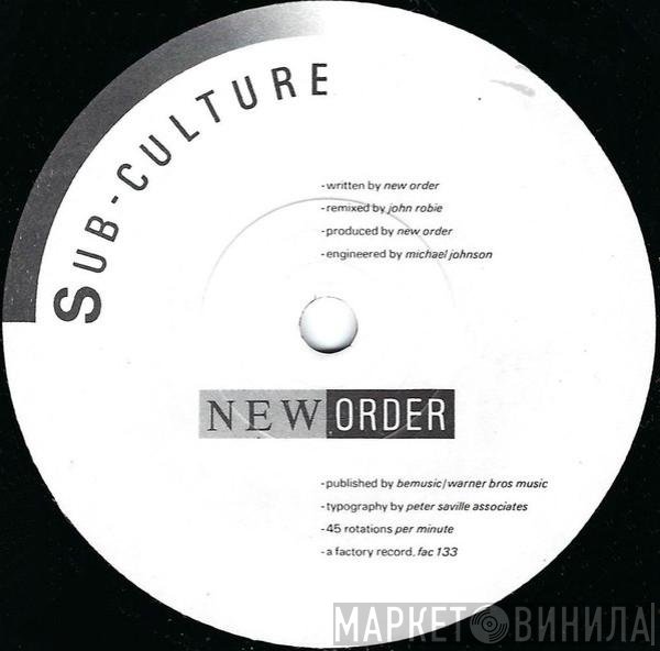 New Order  - Sub-Culture