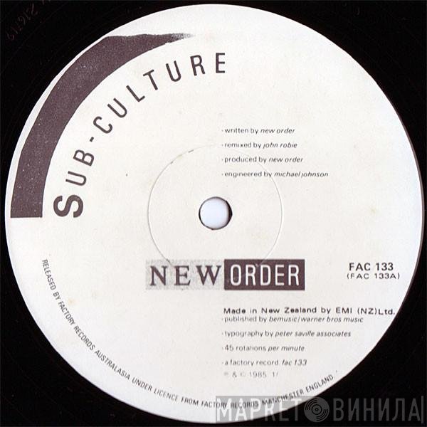 New Order  - Sub-Culture