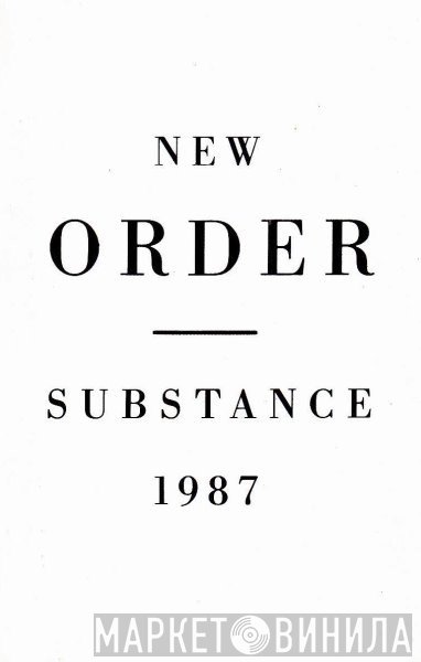 New Order  - Substance