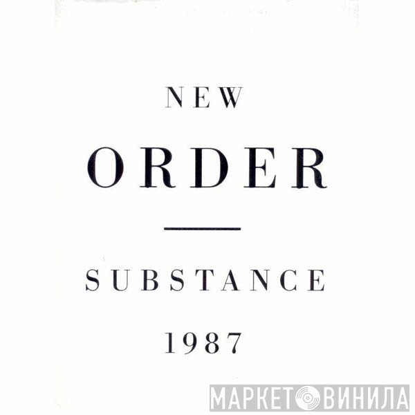 New Order  - Substance