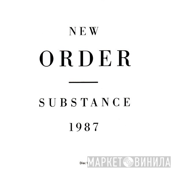 New Order  - Substance