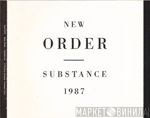 New Order  - Substance