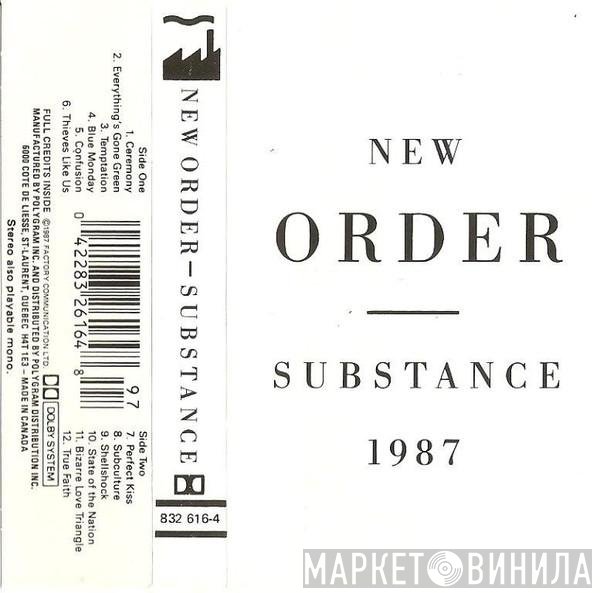 New Order  - Substance