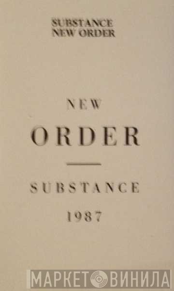 New Order  - Substance