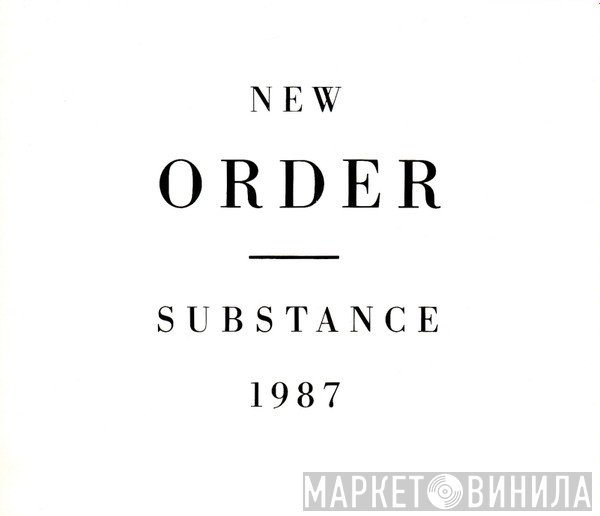 New Order - Substance