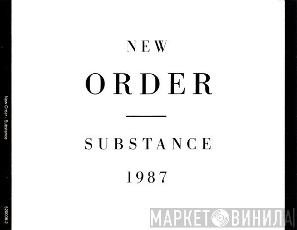 New Order - Substance
