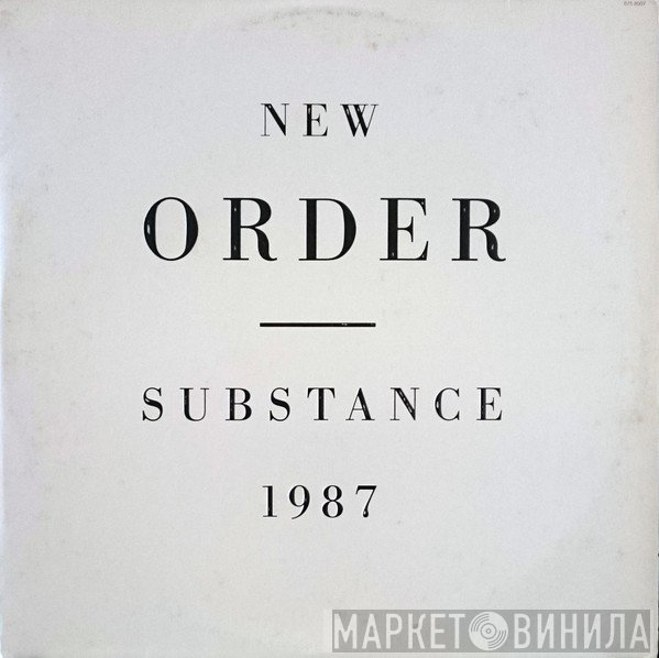 New Order  - Substance