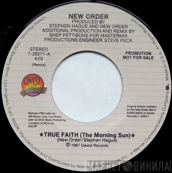 New Order  - True Faith