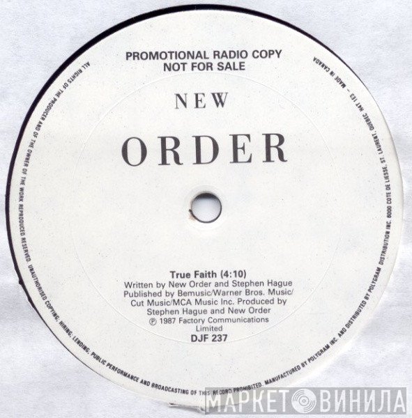 New Order  - True Faith