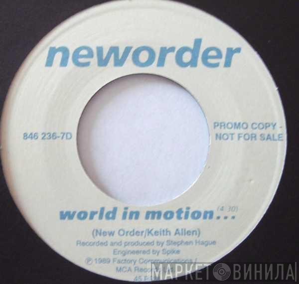New Order  - World In Motion...