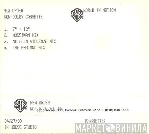New Order  - World In Motion