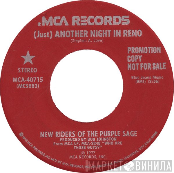 New Riders Of The Purple Sage  - (Just) Another Night In Reno
