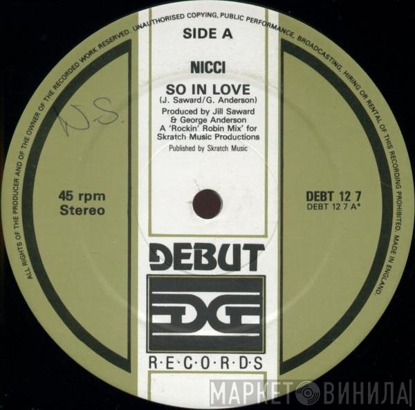Nicci Gable - So In Love