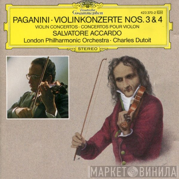 Niccolò Paganini, The London Philharmonic Orchestra, Charles Dutoit, Salvatore Accardo - Violinkonzerte Nos. 3 & 4