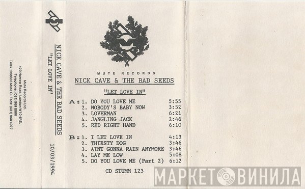 Nick Cave & The Bad Seeds  - Let Love In