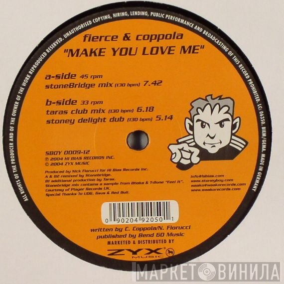 Nick Fierce, Carlo Coppola - Make You Love Me