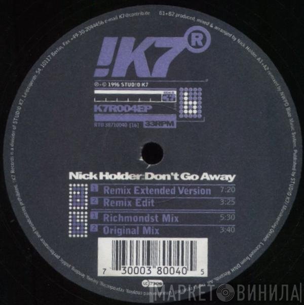 Nick Holder - Don't Go Away