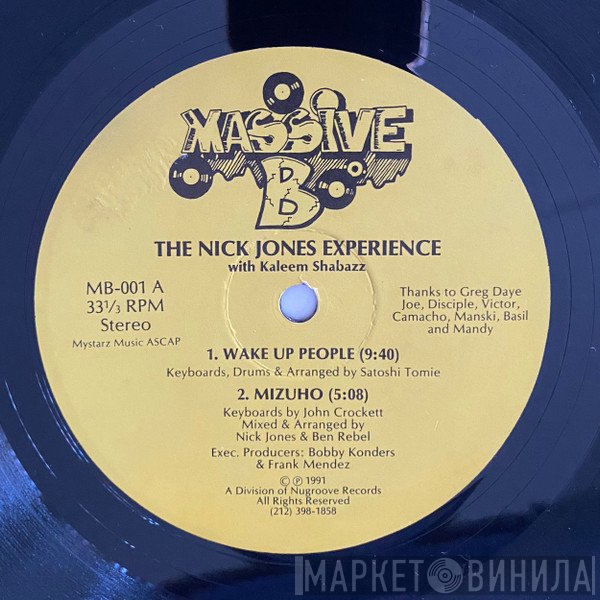 Nick Jones Experience, Kalim Shabazz - Wake Up People / Get Down