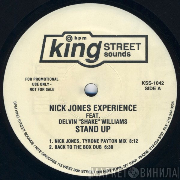 Nick Jones Experience, Delvin Williams - Stand Up