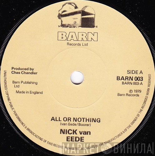 Nick Van Eede - All Or Nothing