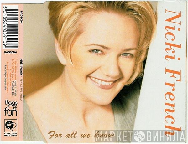Nicki French - For All We Know