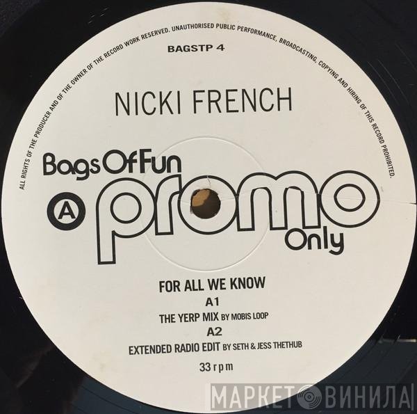 Nicki French - For All We Know