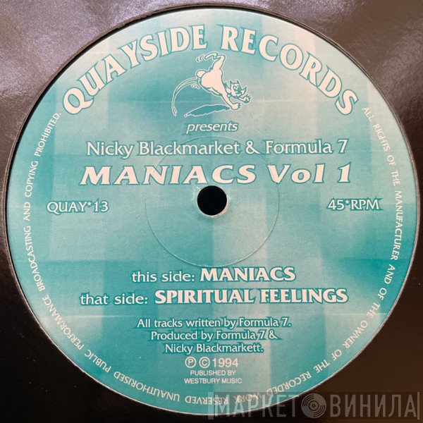 Nicky Blackmarket, Formula 7 - Maniacs Vol 1