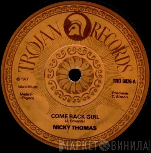 Nicky Thomas - Come Back Girl