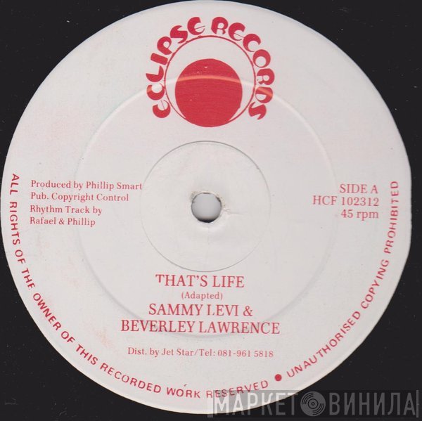 Nicodemus, Sammy Levi, Beverly Lawrence - That's Life / Dollars Fi Spend