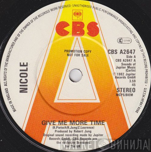Nicole  - Give Me More Time