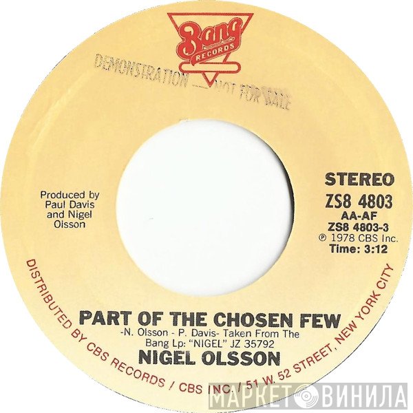 Nigel Olsson - Part Of The Chosen Few