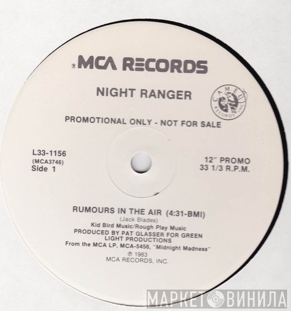 Night Ranger  - Rumours In The Air