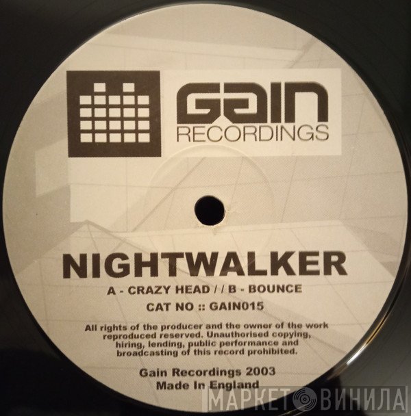 Nightwalker - Crazy Head / Bounce