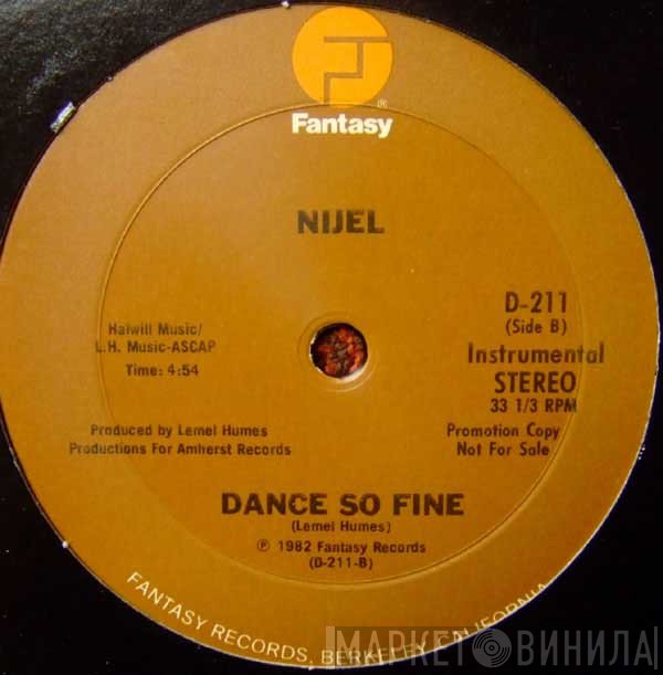 Nijel - Dance So Fine