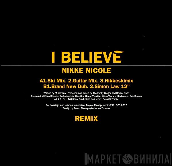 Nikke Nicole - I Believe (Remix)