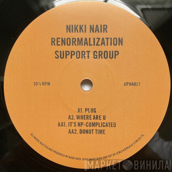 Nikki Nair - Renormalization Support Group