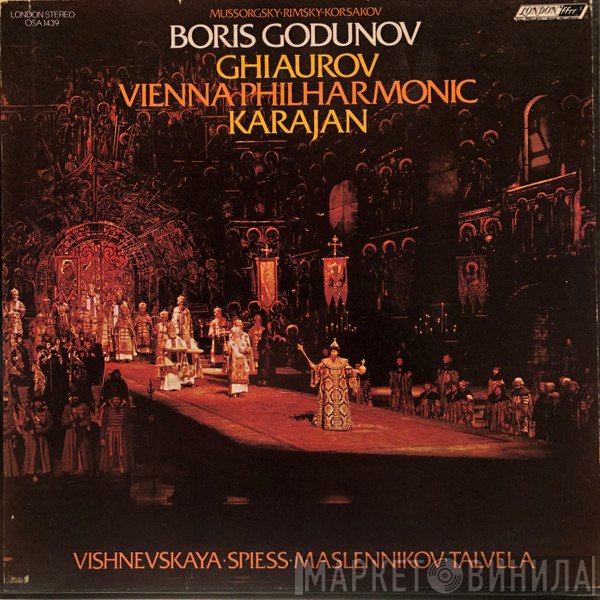 Nikolai Rimsky-Korsakov, Herbert von Karajan, Modest Mussorgsky, Wiener Philharmoniker, Aleksei Maslennikov, Nicolai Ghiaurov, Ludovic Spiess, Martti Talvela, Galina Vishnevskaya - Boris Godunov
