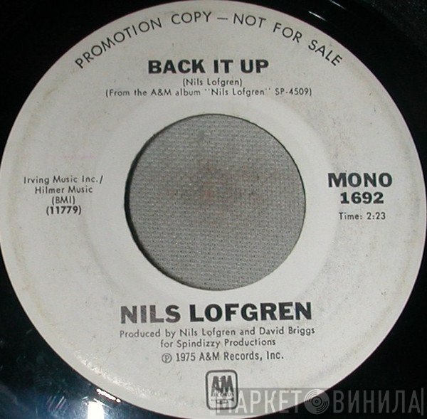 Nils Lofgren  - Back It Up