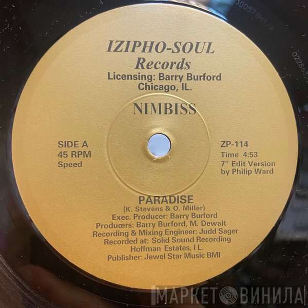 Nimbiss - Paradise / You And I